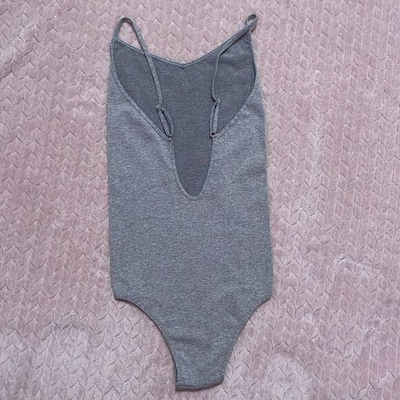 Intimately by Free People Womens Gray Sleeveless Bodysuit - Picture 5 of 5